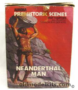 Aurora 1/13 Prehistoric Scenes Neanderthal Man, 729 plastic model kit